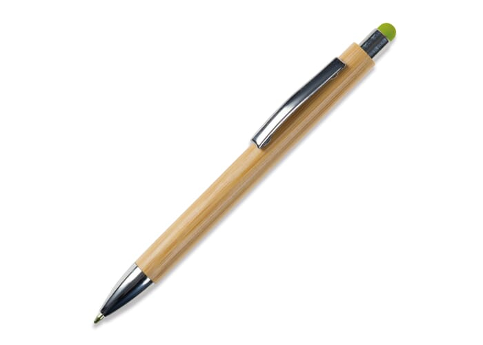 &nbsp;Stylo-stylet personnalisable en bambou New York Vert 